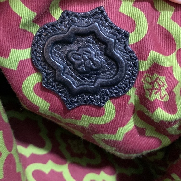 OrYANY Black Leather Large Many Pockets Crossbody Handbag Two Tassels - Picture 14 of 16